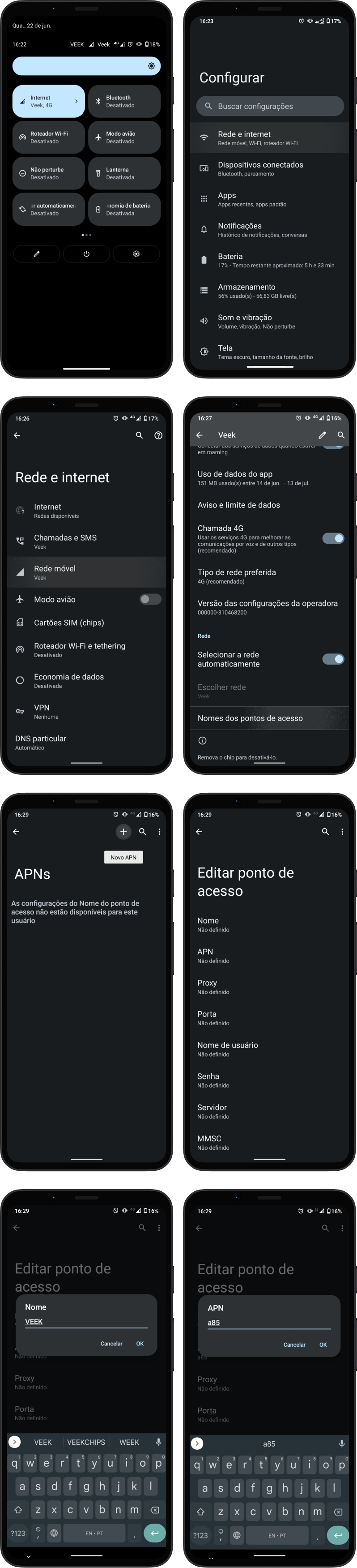 Android como configurar e adicionar apns tecmundo verloop io